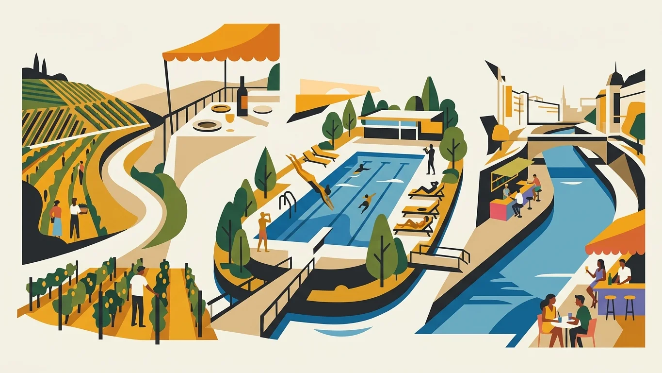 Summer in Vienna: The Ultimate Lido, Vineyards, and Canal-Side Tour
