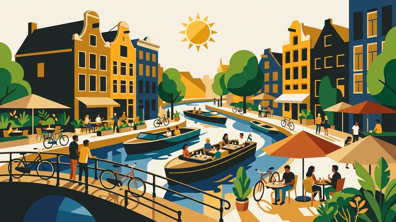Summer in Amsterdam: Canals, Open-Air Culture, and Waterside Dining