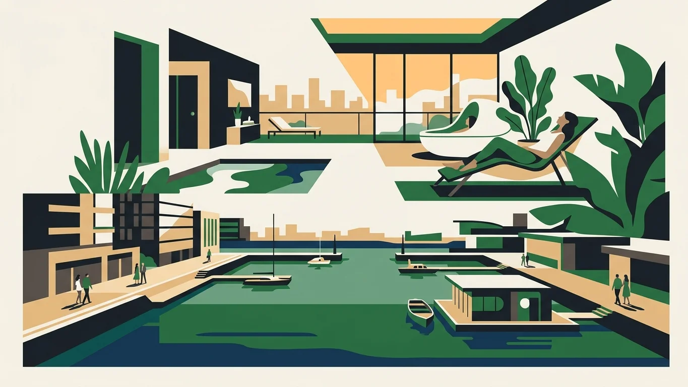 The Docklands Reset: Water Views and High-Altitude Healing