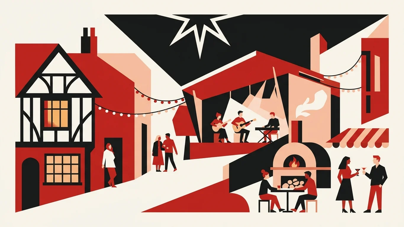 A Festive Night Out in Hull: Live Music, Wood-Fired Eats, and Historic Pubs