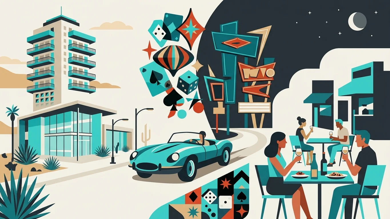 One Day in Las Vegas: Neon, Natural Wine, and Retro Glamour